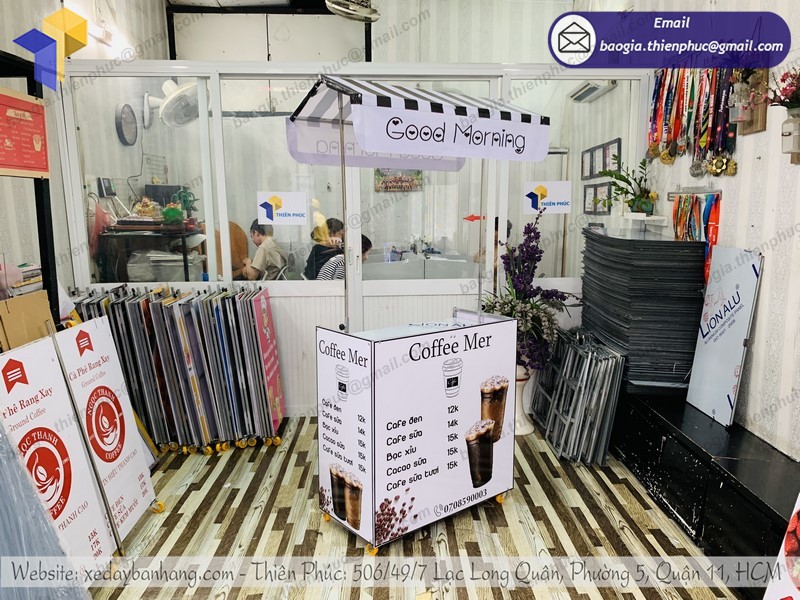 xe cà phê di động rẻ