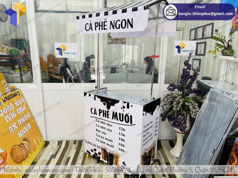 xe cà phê di động tphcm