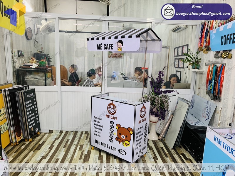 xe cà phê lắp ráp m tphcm