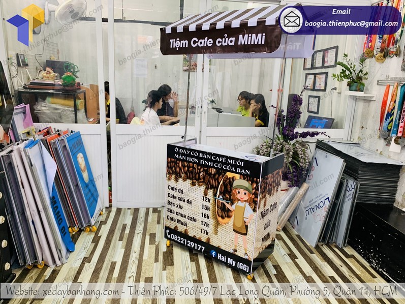xe cà phê lắp ráp m tphcm
