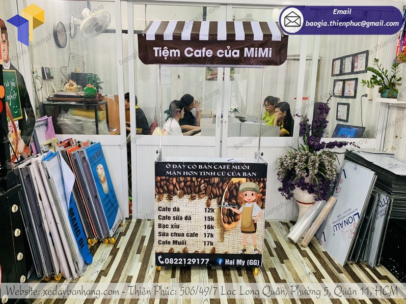 xe cà phê lắp ráp m