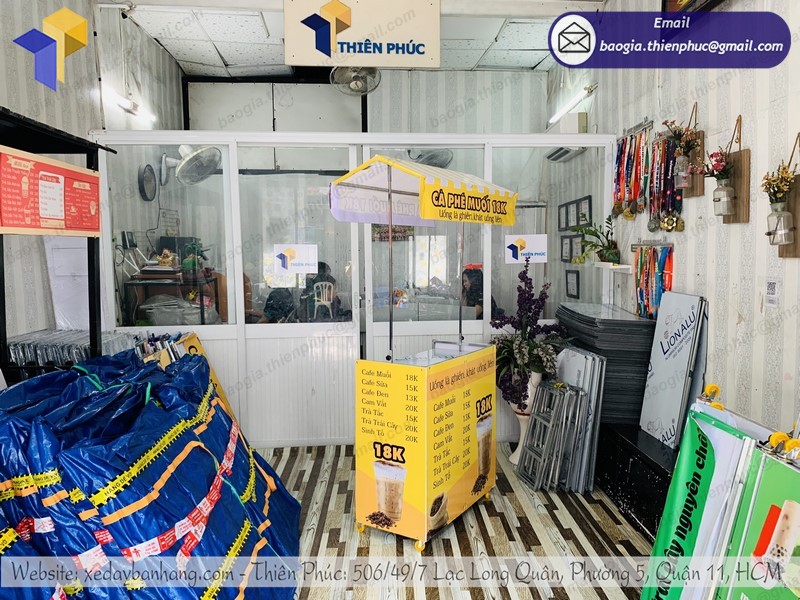xe cà phê lưu động rẻ
