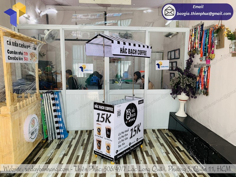 xe cà phê lưu động rẻ
