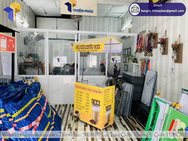 xe cà phê lưu động tphcm