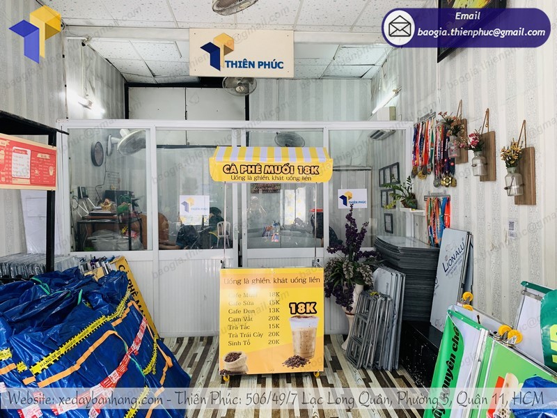 xe cà phê lưu động