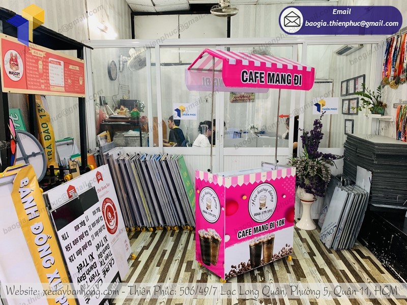 xe cà phê mang đi rẻ