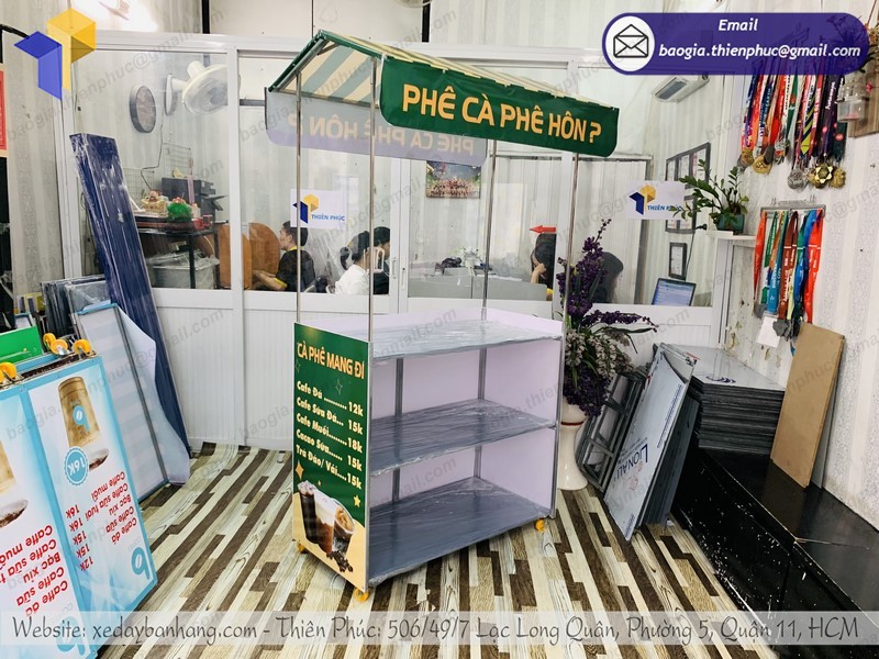 xe cà phê mang đi tốt