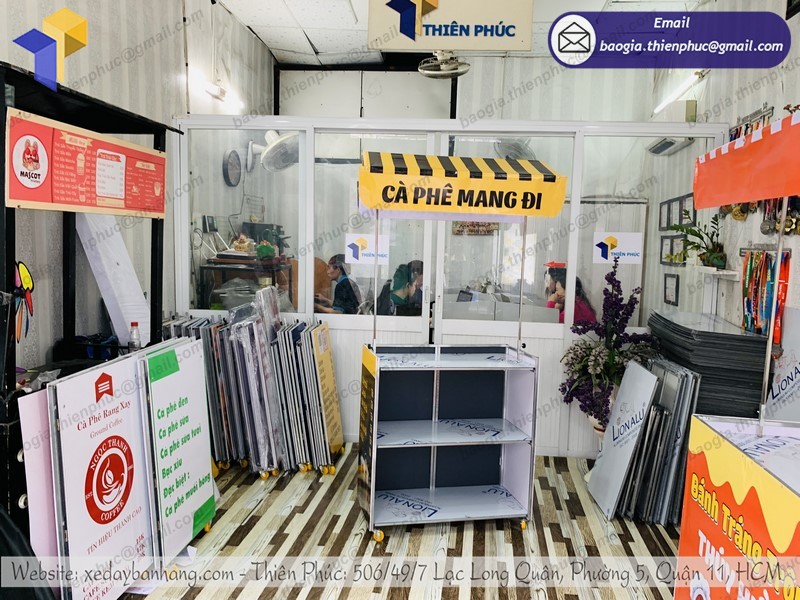xe cà phê xếp m chất lượng