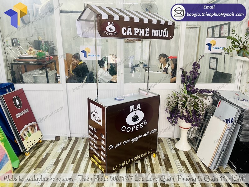 xe cà phê xếp m rẻ