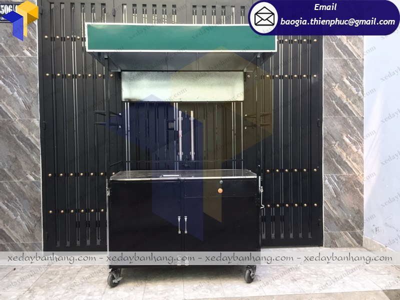 mẫu thiết kế xe cà phê pha máy
