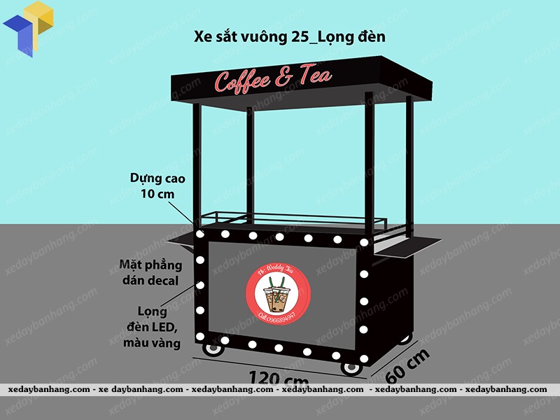 đóng xe bán cà phê lưu động