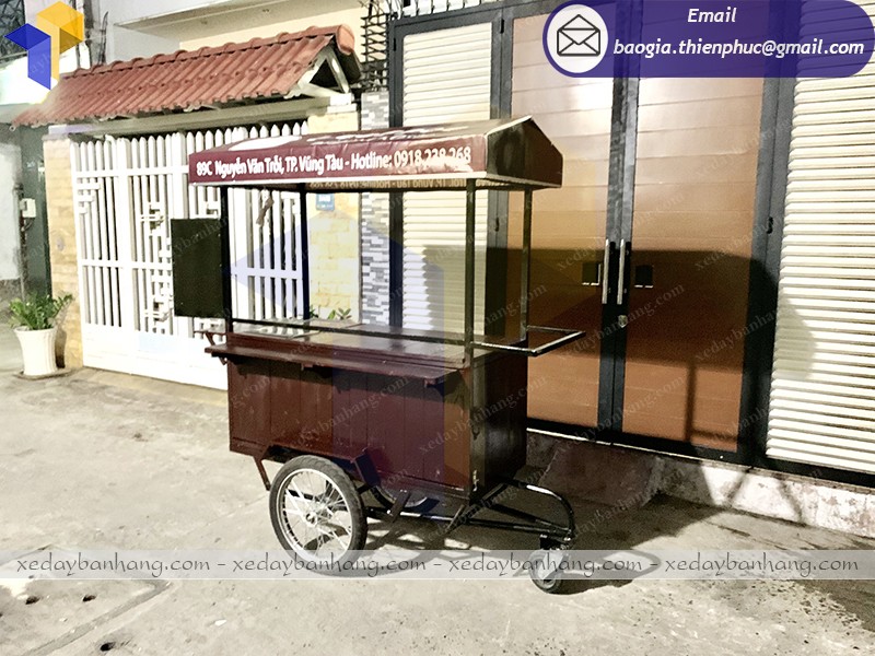 mẫu xe đạp bán cafe đẹp