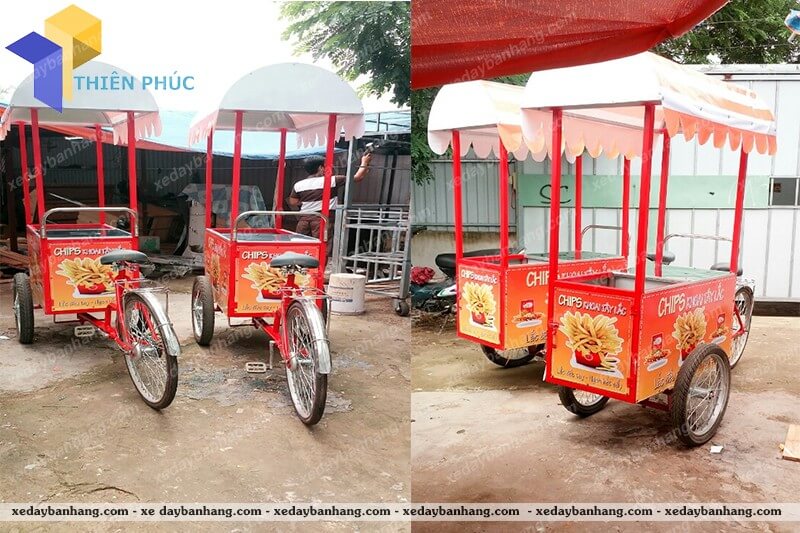 xe đạp bán hàng di động