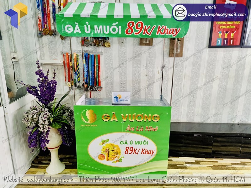 Xe đẩy bán hàng tiện lợi