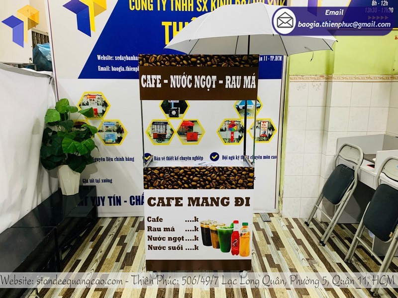 xe lắp ráp đồ uống mang đi