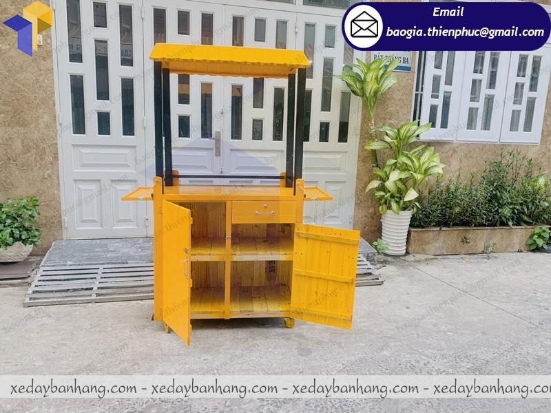 nơi bán xe gỗ bán cà phê giá rẻ