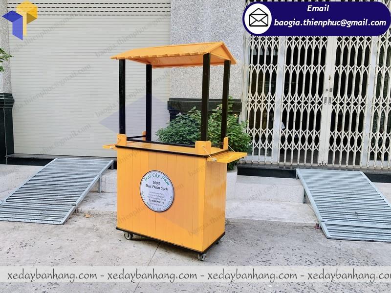 xe bán trái cây dằm giá rẻ