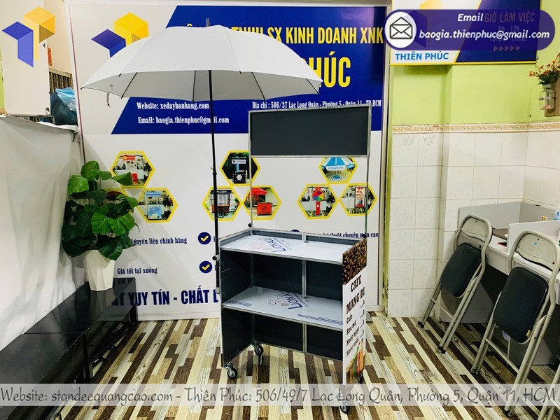 thiết kế xe lắp ráp đồ uống mang đi