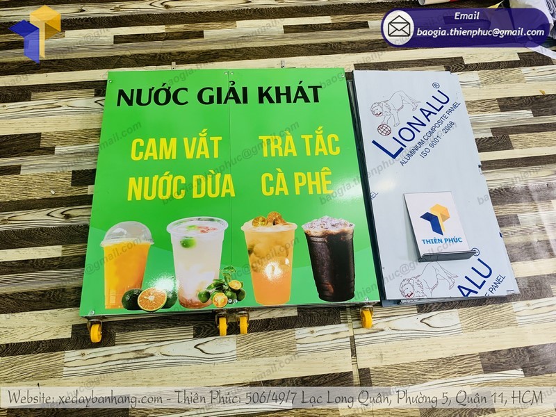 xe nước giải khát di động bền
