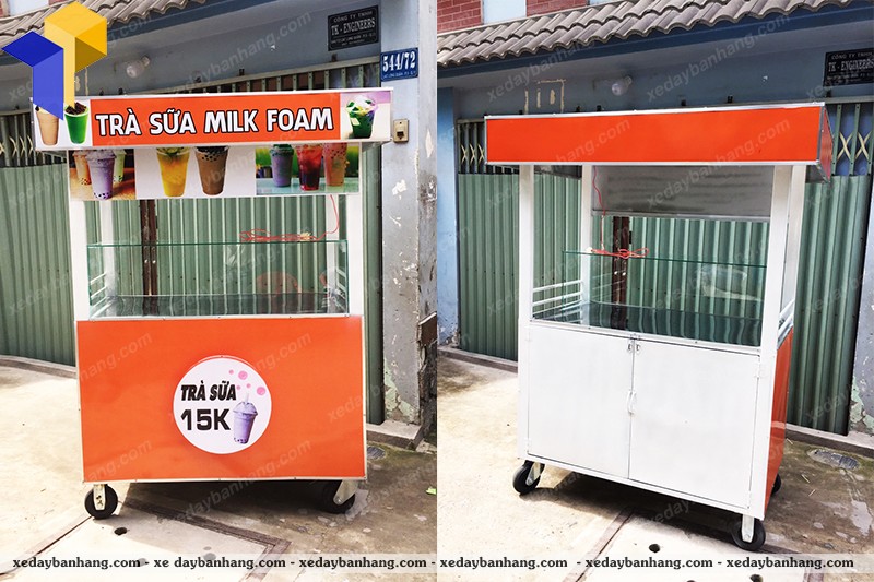 xe trà sữa đẹp giá rẻ