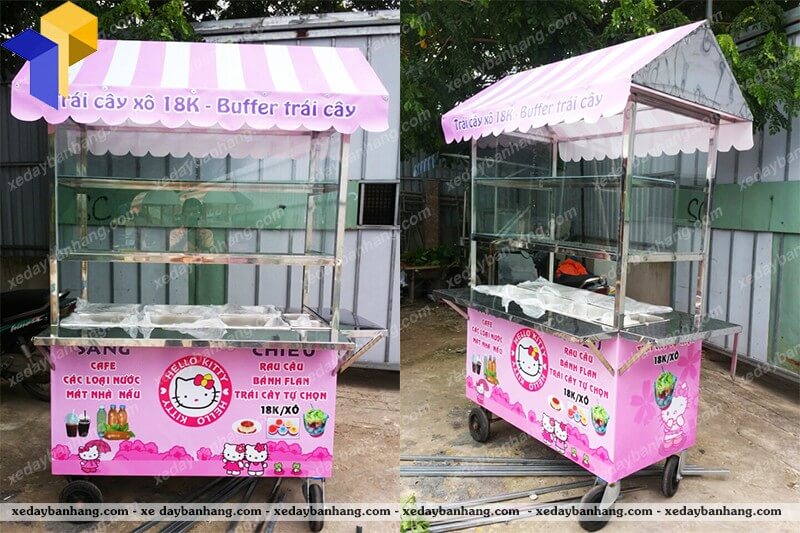 xe bán trái cây tô lưu động giá rẻ