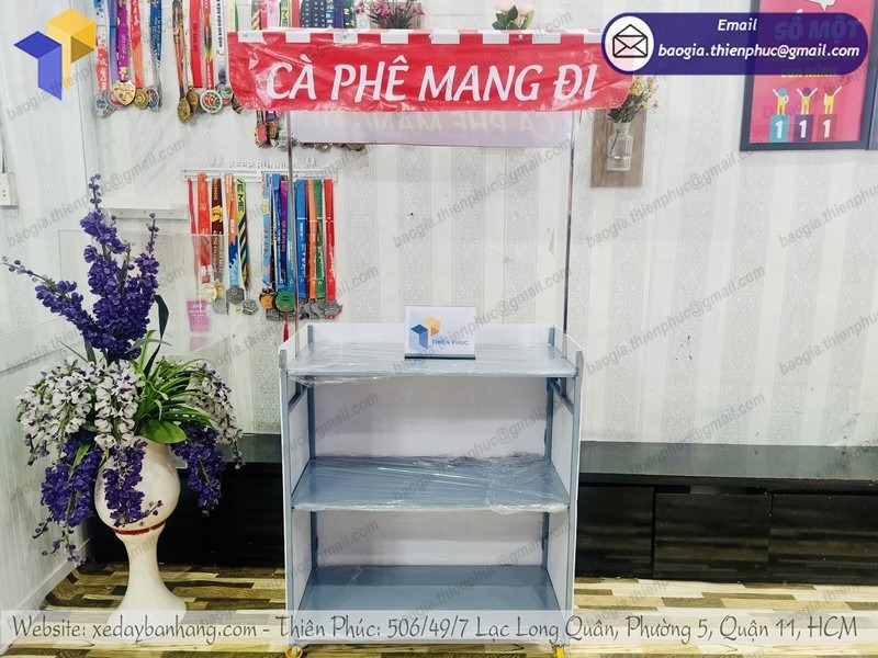 xưởng đóng quầy cà phê take away