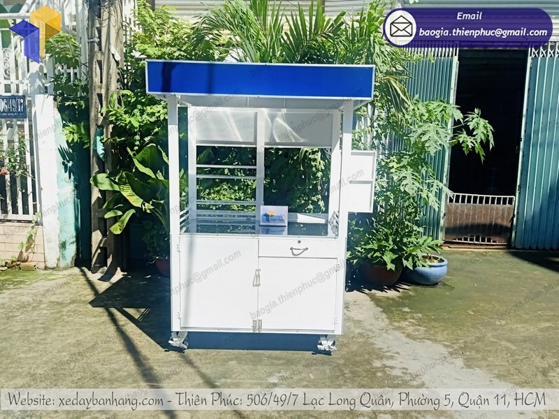 xưởng đóng xe bán cà phê take away