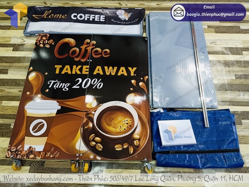 xưởng đóng xe bán cafe mini