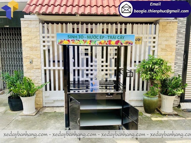 xưởng đóng xe bán sinh tố nước ép