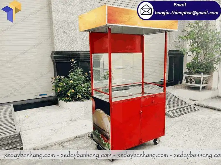 xưởng đóng xe bánh mì hamburger