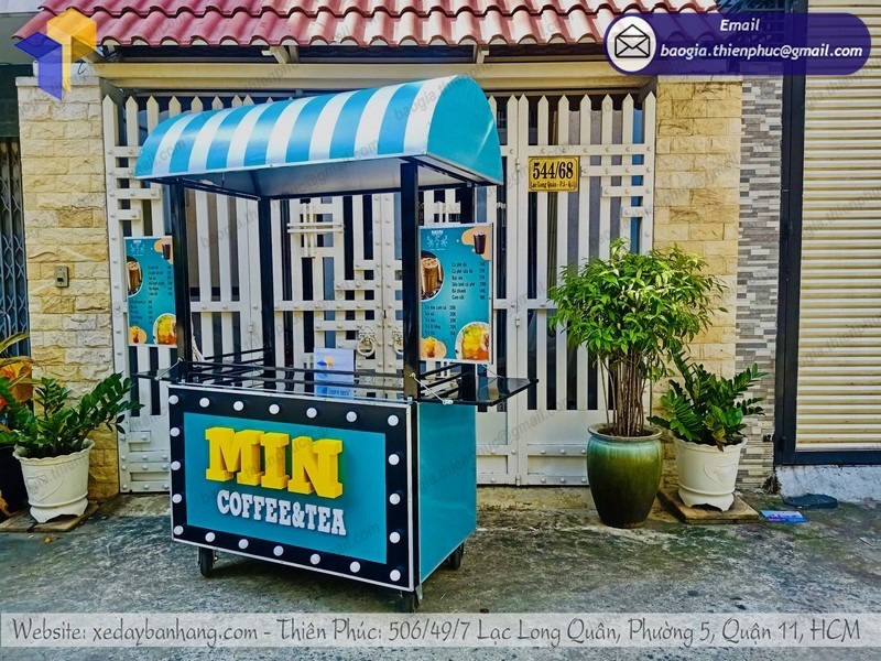 xưởng đóng xe đẩy bán cà phê mang đi