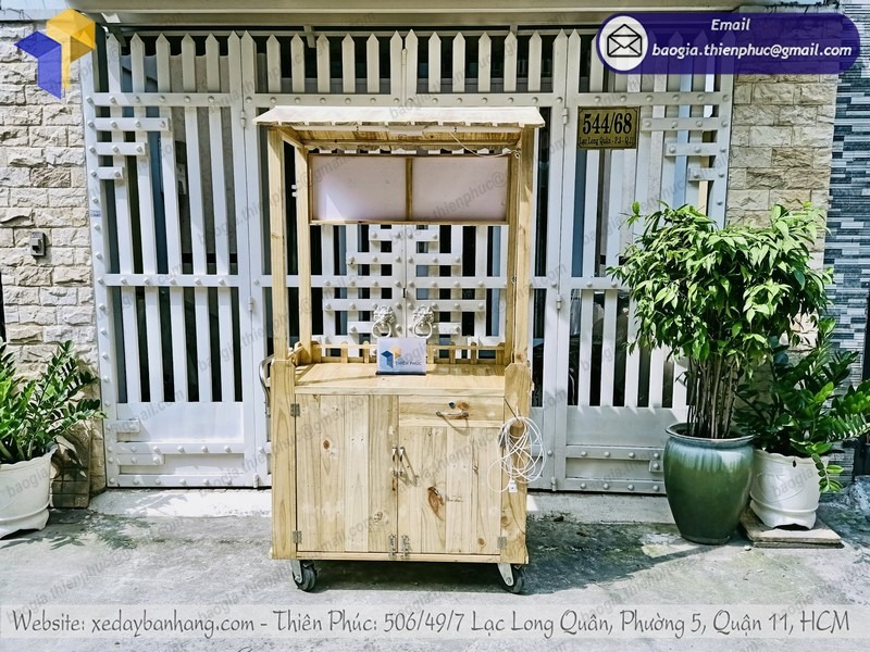 xưởng đóng xe đẩy bán cafe take away
