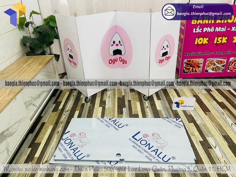 Xưởng làm quầy bán cơm nắm vỉa hè xếp gọn rẻ vốn nhỏ làm giàu nhanh