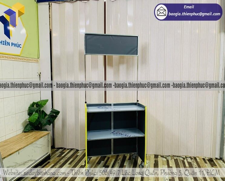 Xưởng làm xe ăn vặt bán vỉa hè xếp gọn mới nhất trending mang phong cách riêng