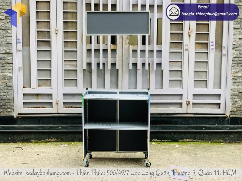 Xưởng sản xuất mẫu quầy bán nước vỉa hè lề đường 2025 chống nắng mưa