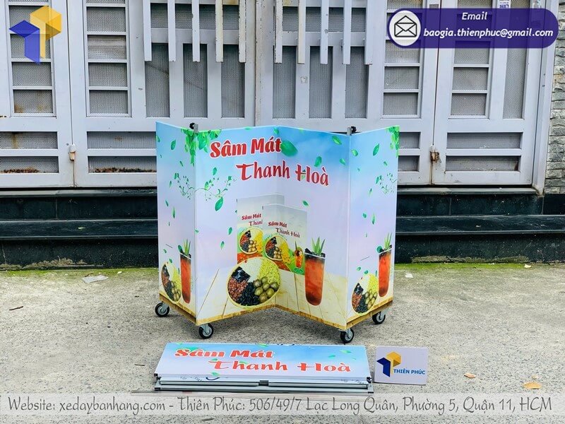 Xưởng sản xuất mẫu quầy bán nước vỉa hè lề đường đa dạng mẫu mã