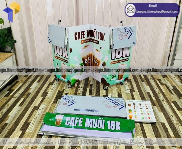 Xưởng sản xuất xe cafe muối dạo lề đường lắp ráp cực nổi bật dẫn đầu xu hướng